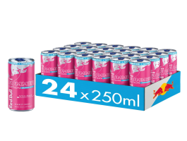 NEU: Red Bull Energy Drink Summer Edition White Peach Sugarfree - 24er Palette Dosen - Getränke mit White Peach Geschmack, EINWEG (24 x 250 ml)